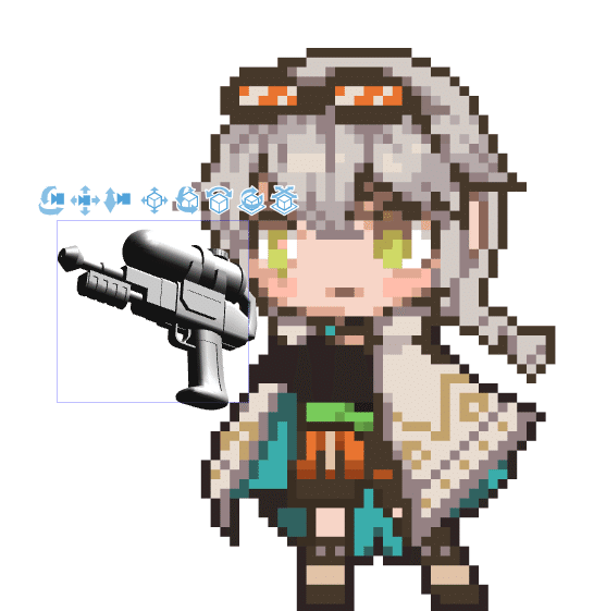 クリスタでゆく 素人ドット絵体験記 くらい Note