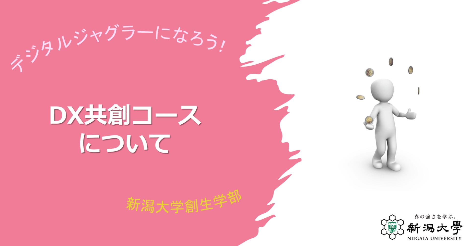 2025年4月誕生！新潟大学創生学部DX共創コースのご紹介｜新潟大学創生学部