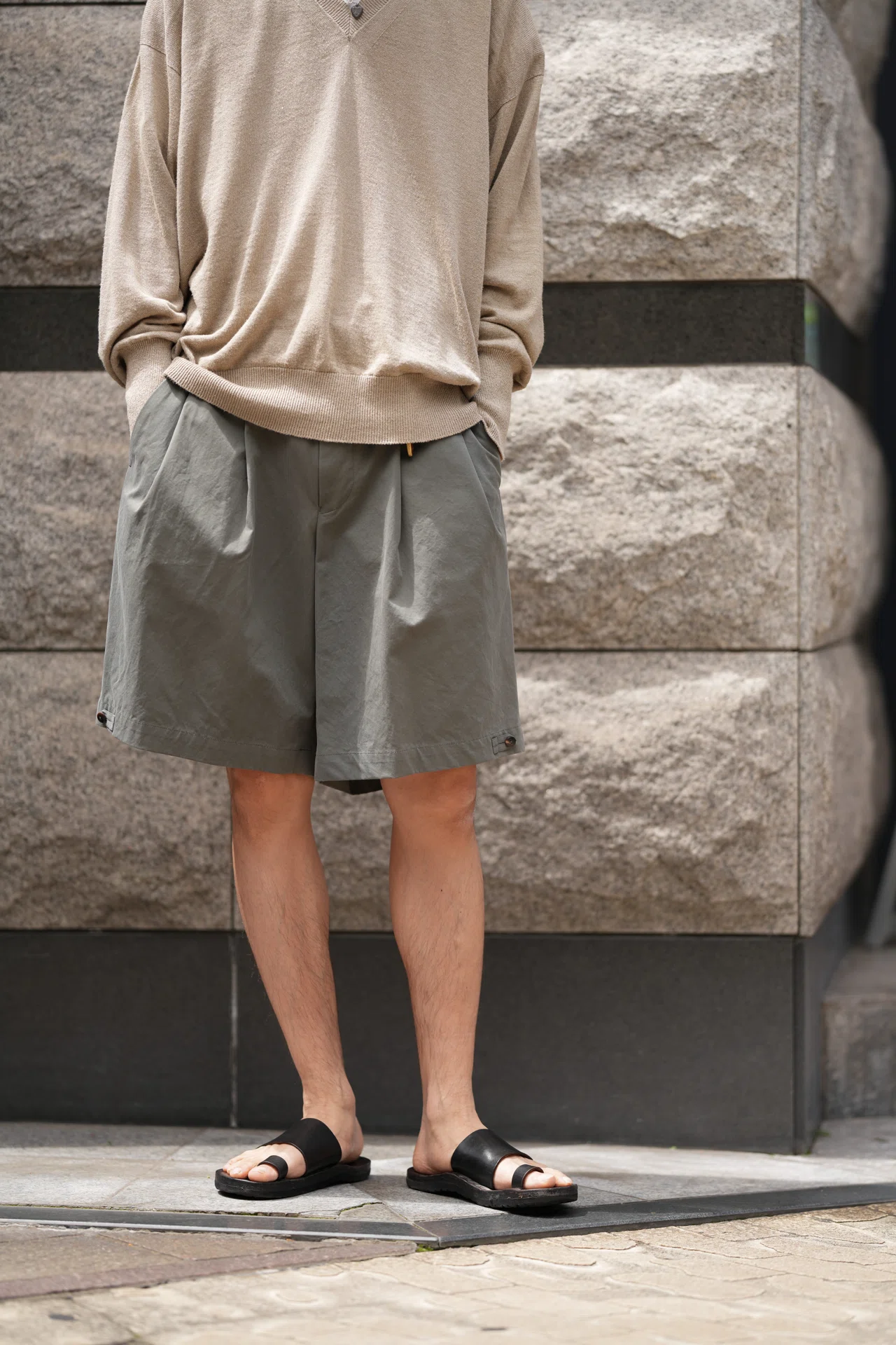 maatee&sons ショーツ 24SS MAATEE&SONSのSHORT TROUSERライトレビュー｜はむすけ｜はむの