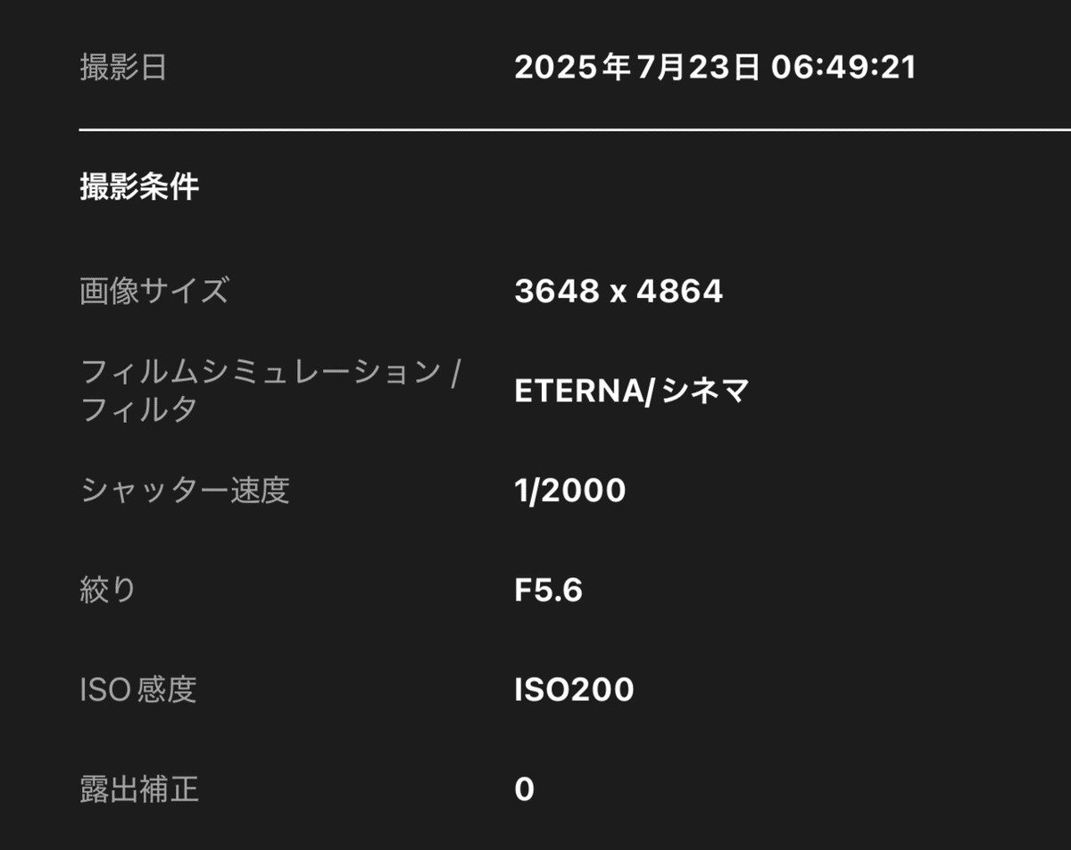 Fujifilm X-half で撮る 2025年7月23日 01｜かまん