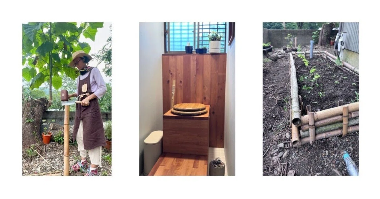 微生物や植物たちと共同創造。循環型コンポストトイレ完成！『作り方