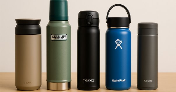 ステンレスじゃない！純チタン製の軽い、強い、錆びない水筒