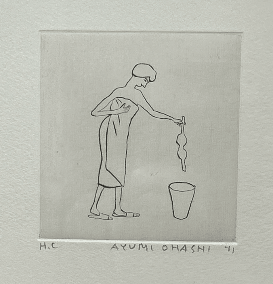 大橋歩　版画　【あなたに似てるフフフ】 大橋歩 版画 【あなたに似てるフフフ】 - 版画 - 版画