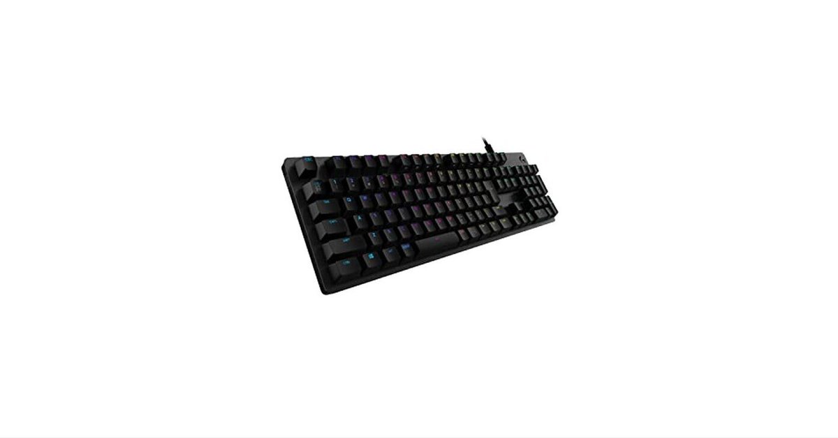 Logicool G ゲーミングキーボード G512r-CK 有線 クリッキー 青