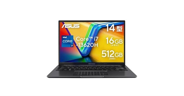 ノートパソコン ASUS vivobook14 Ryzen 7 512GB bjy-store_vivobook-14-r7-
