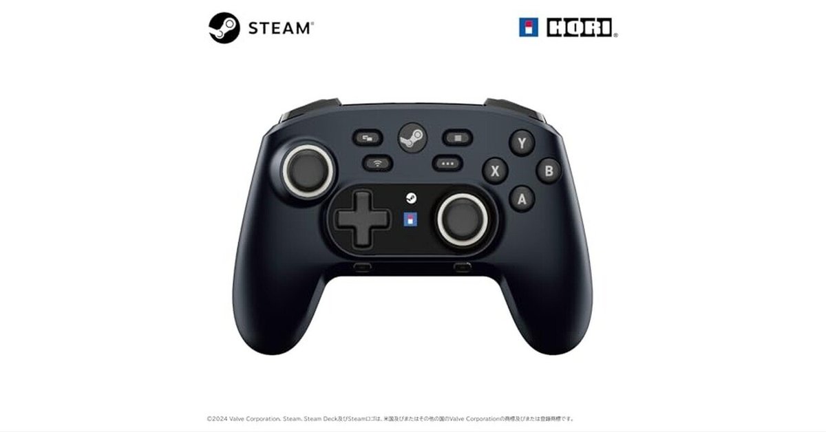 504137 ワイヤレスホリパッド for Steam (ミッドナイトブラック) ホリストア｜ワイヤレスホリパッド for Steam ミッドナイト