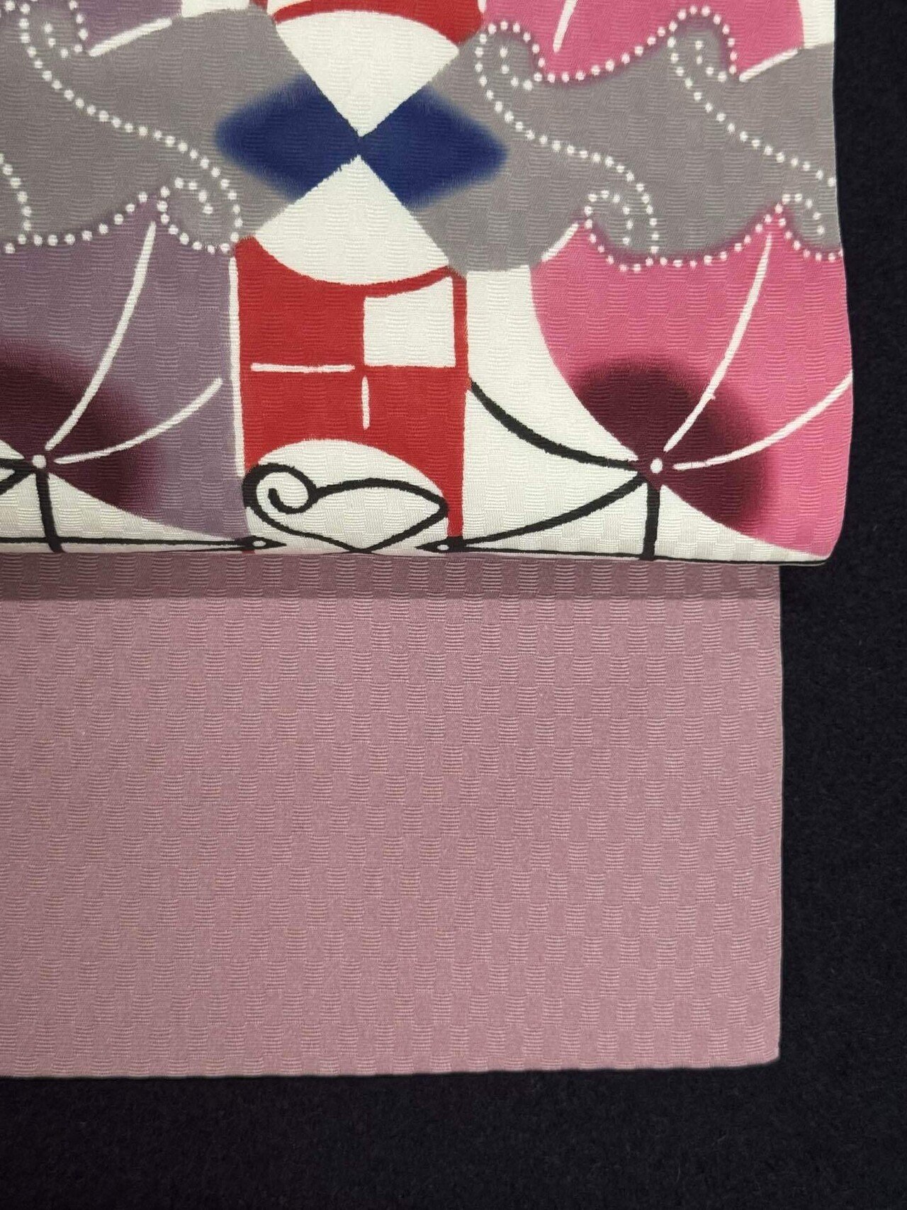 琉球紅型【宜保聡】九寸名古屋帯 仕立済 宜保聡作琉球紅型名古屋帯｜夢吉きもの