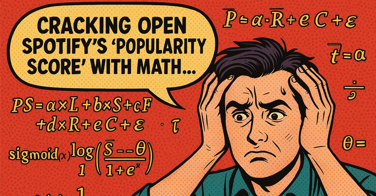 🔎📈Cracking Spotify's Hidden Metric “Popularity Score” with Math🇺🇸｜Jun OKUNO