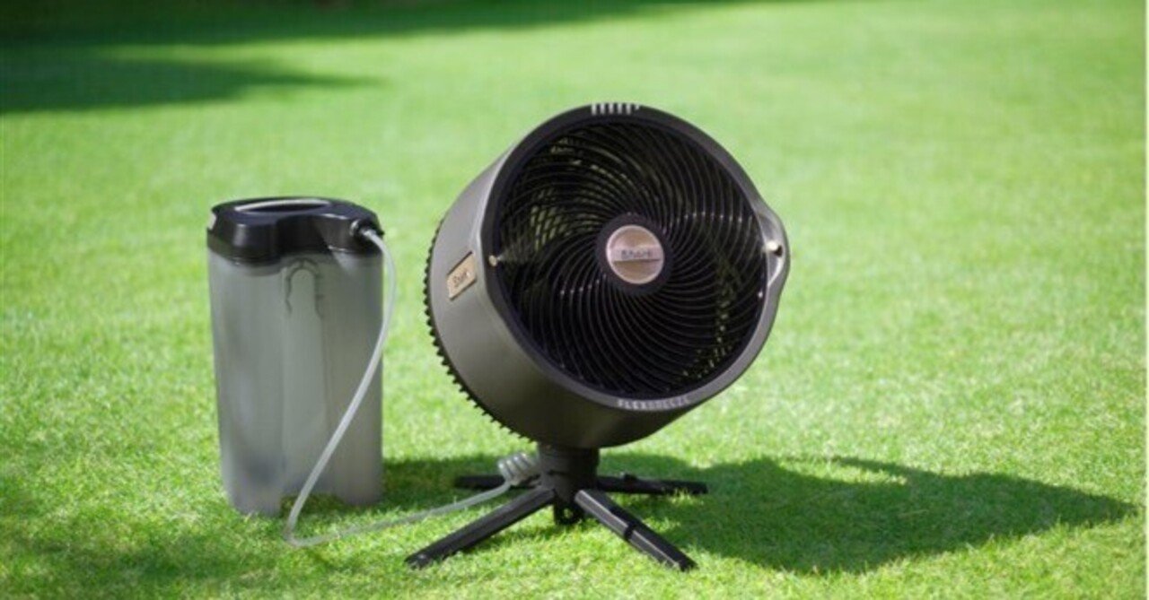 新品未使用　Shark FlexBreeze Pro Mist FA302J Shark FlexBreeze™ Pro Mist Indoor Outdoor Pedestal & Table