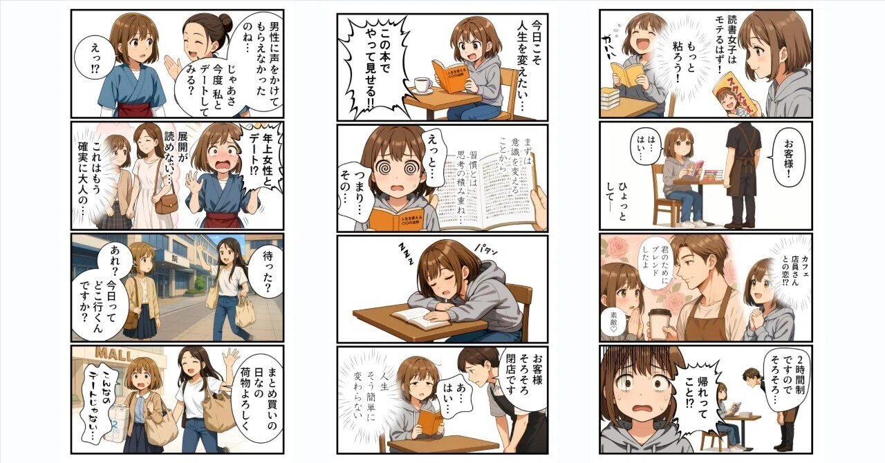 連作4コマ漫画にハマっている話｜Shinya@AIマンガ(療養のため更新お休み中)