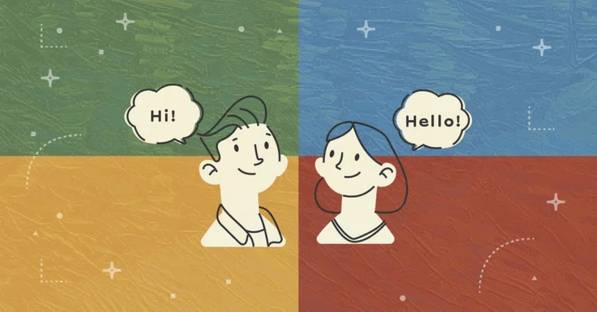 Small Talk Photo Example Small talk is