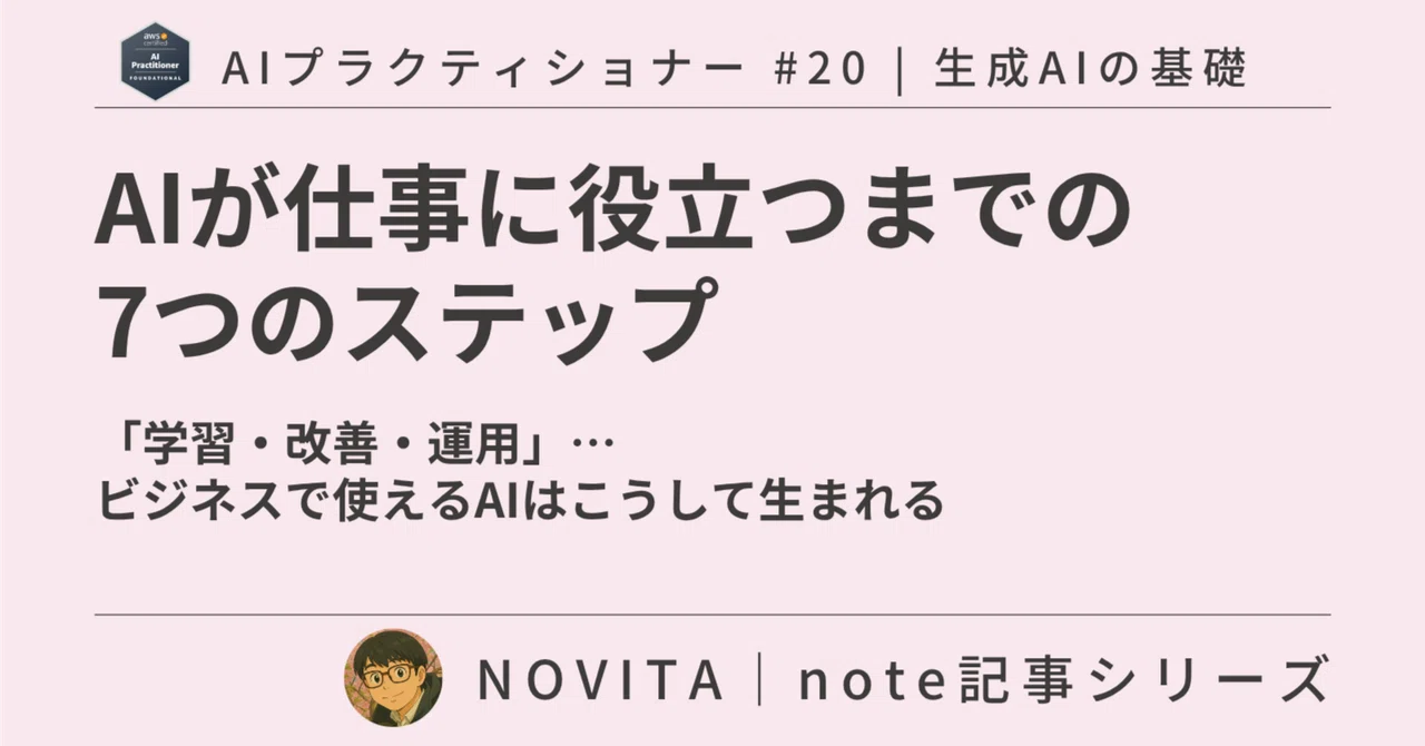 #20 7 Steps to Making AI Useful for Work｜NOVITA