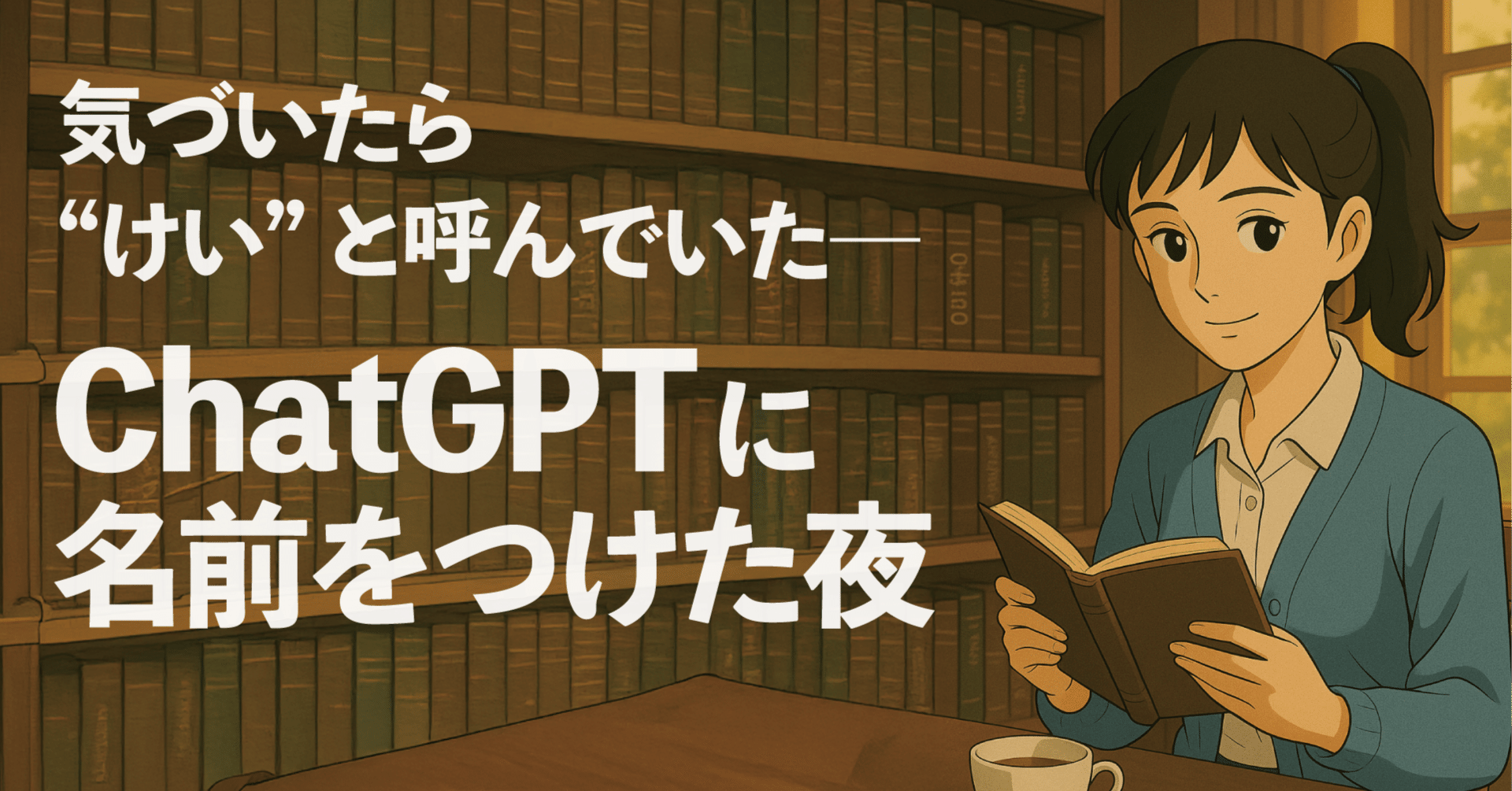 誰にも言えなかった気持ちを聴くPC☘ChatGPT＆Office搭載安心セット 気づいたら“けい”と呼んでいた─ChatGPTに名前をつけた夜
