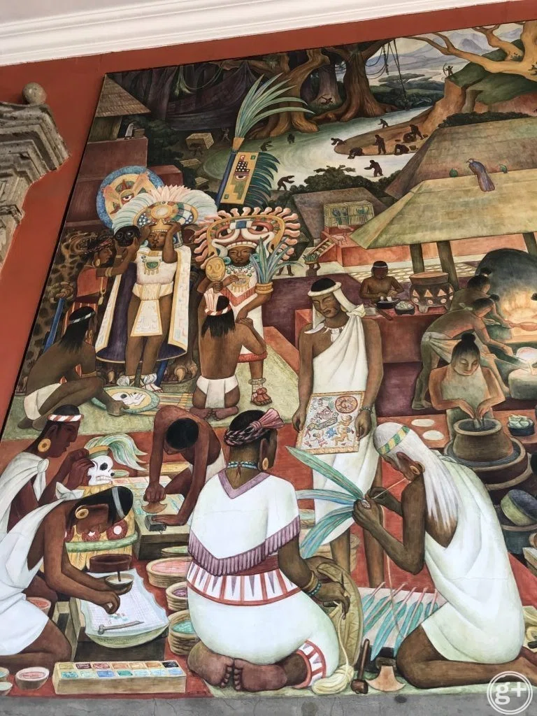 メキシコの村落　カラフルな民俗画 メキシコの村落 カラフルな民俗画 【公式通販】