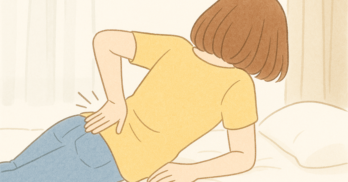 ギックリ腰中(˘͈ ૢᵕ ॣ˘͈)  自由な暮らし🍀146 ギックリ腰？！｜miwa☘️自由なひと