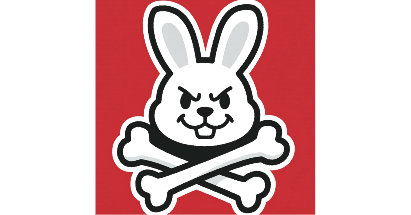 新品・未使用 Psycho Bunny（サイコバニー） スカルウサギカフリンクス Psycho Bunny／サイコバニー】ウサギで髑髏なニクいヤツ!?──『💀ど