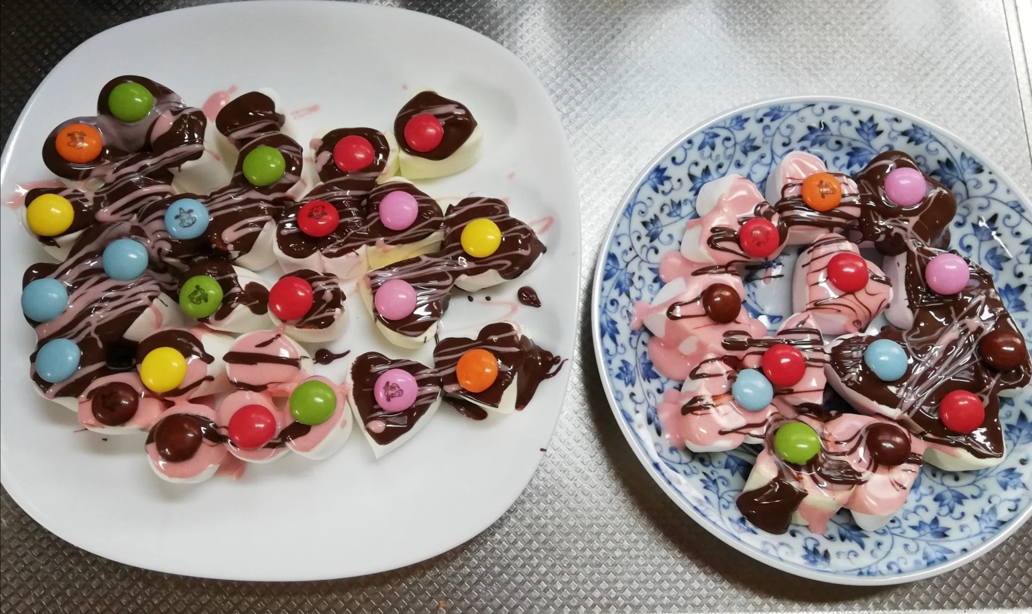 マシュマロ＋マーブルチョコ｜やもりじゅんこ