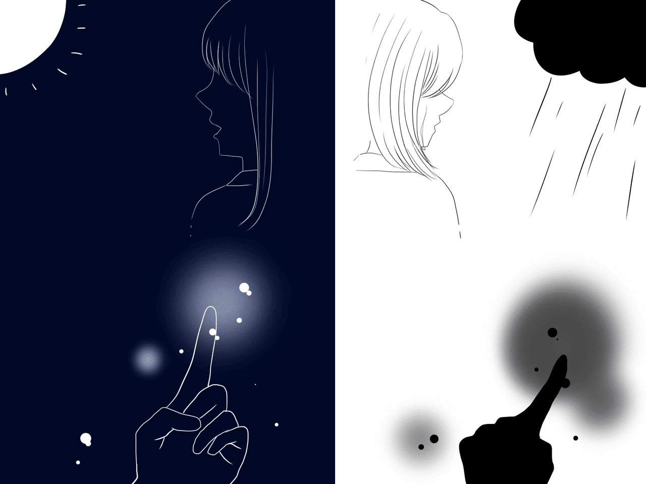 イラスト 手に描いた理想 Mado Note