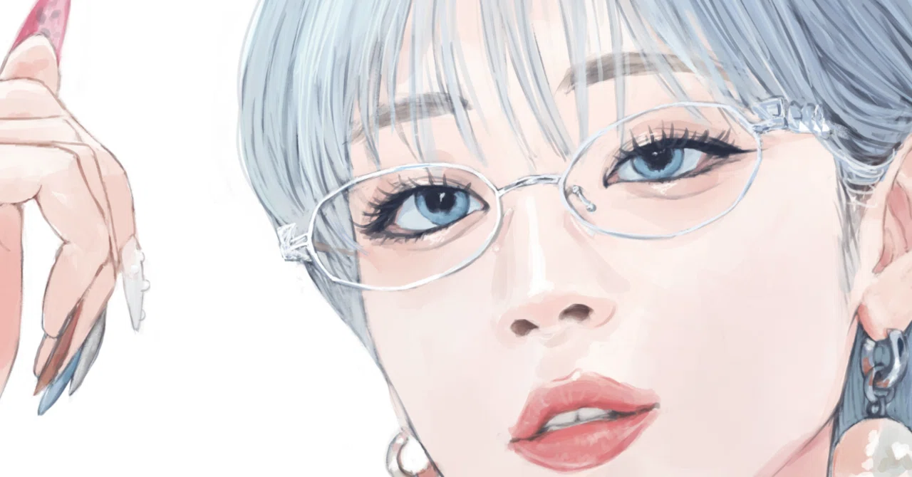 絵の練習2025年7月/HANAのJISOOちゃんを描きました｜n.n