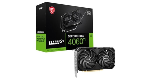 MSI GeForce RTX 4060 VENTUS 2X BLACK 8G OC グラフィックス