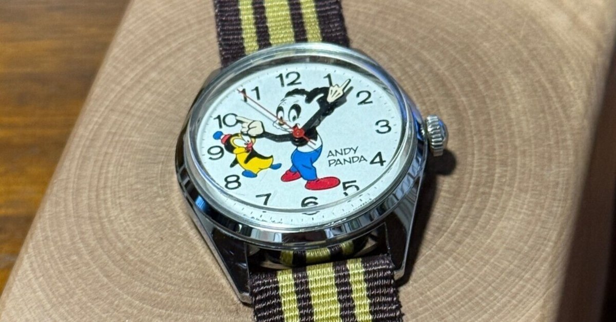 希少　レトロ　ANDY PANDA 腕時計　　　　　　　　　　　（手巻き） レア】シチズン CITIZEN U.S.A アンディパンダ 手巻き機械式