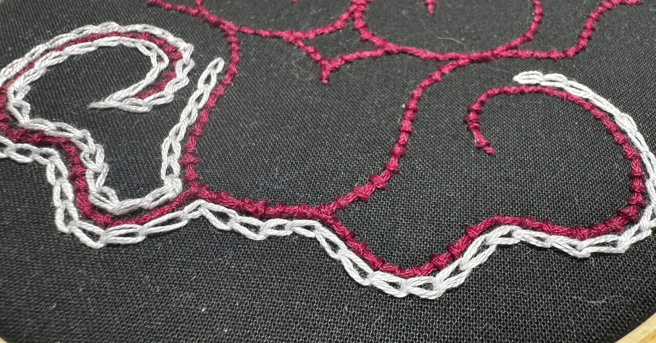 アイヌ刺繍、オシャレでかっこいいから見て～～！！｜ぽにもち