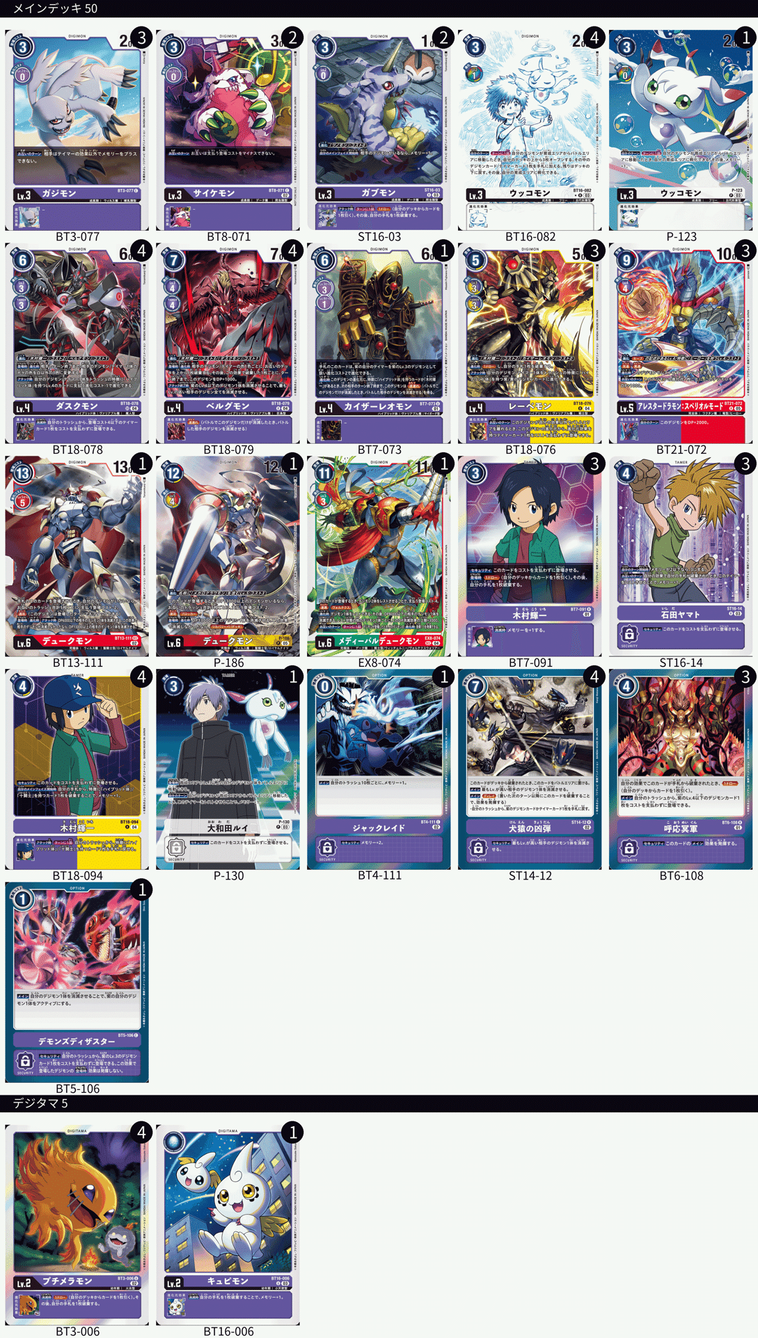 デジカ】DC-1グランプリ 2025 SEASON 1（仙台）感想【デジモンカード