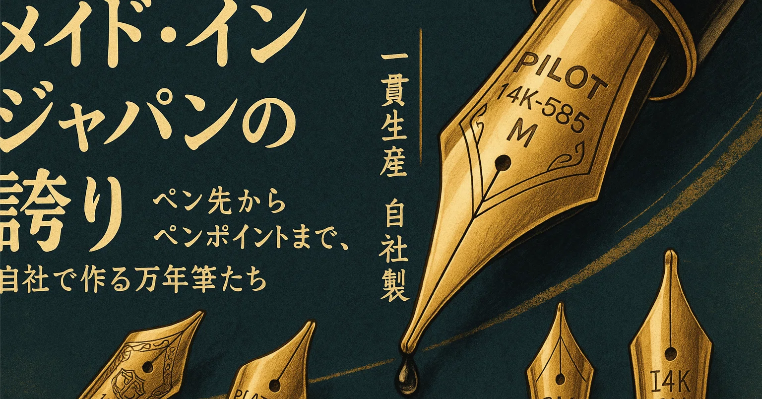 21K 国産3大メーカー　ビンテージ万年筆 3本まとめ売り 日本の万年筆3大メーカーが如何に素晴らしいか、って言うお話。｜Say