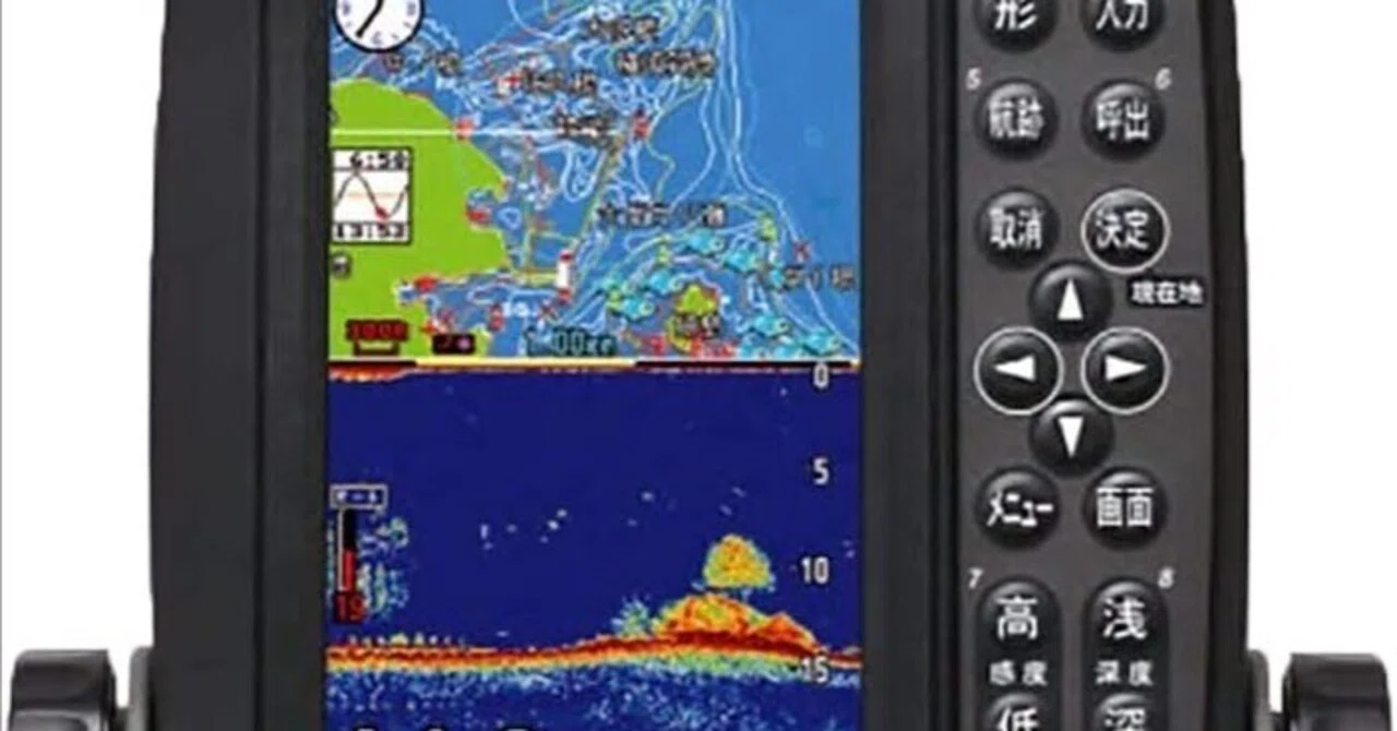 ホンデックスPS611cnⅡディープ仕様 プロッターGPS魚探 最大水深 ホンデックスPS611cnⅡディープ仕様 プロッターGPS魚探 最大水深