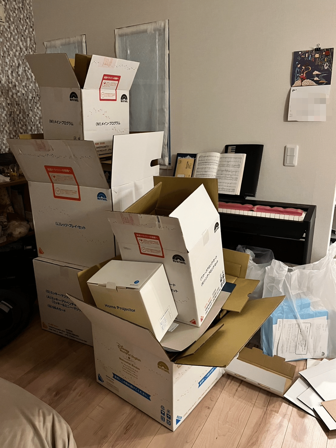 ディズニー英語システム(DWE)のフルパッケージが届いた話｜ももっと育児