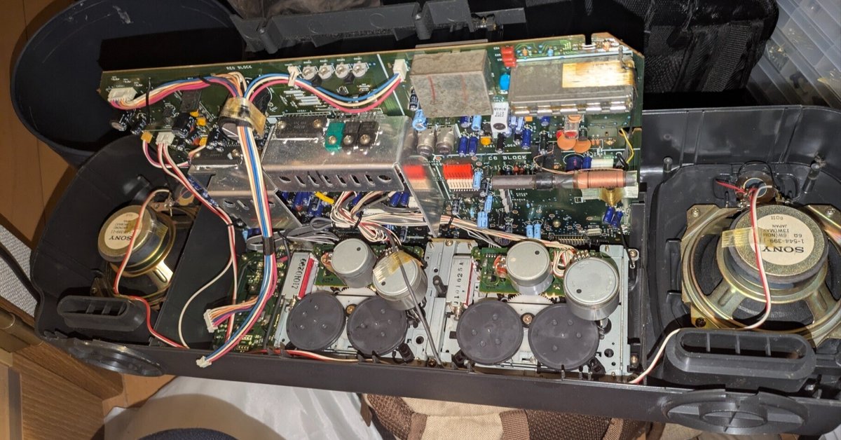 SONY CBトランシーバー CB-500 故障中 修理 SONY CFD-500 |真城亜
