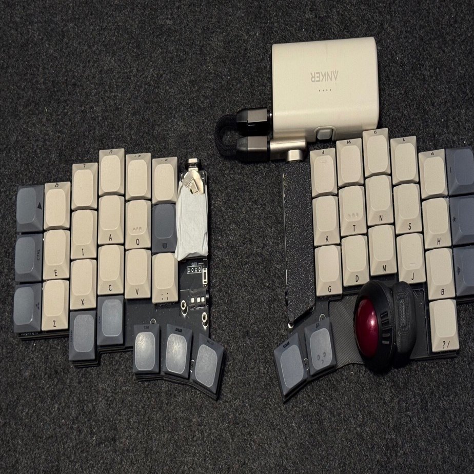 Keyball44 + BLE Micro Pro 無線化の記録（準備編）｜ykykykyk