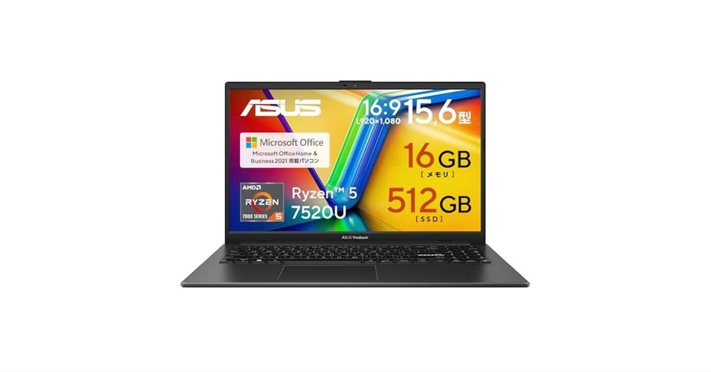 Amazon.co.jp限定】ASUS ノートパソコン Vivobook Go 15 E1504FAの