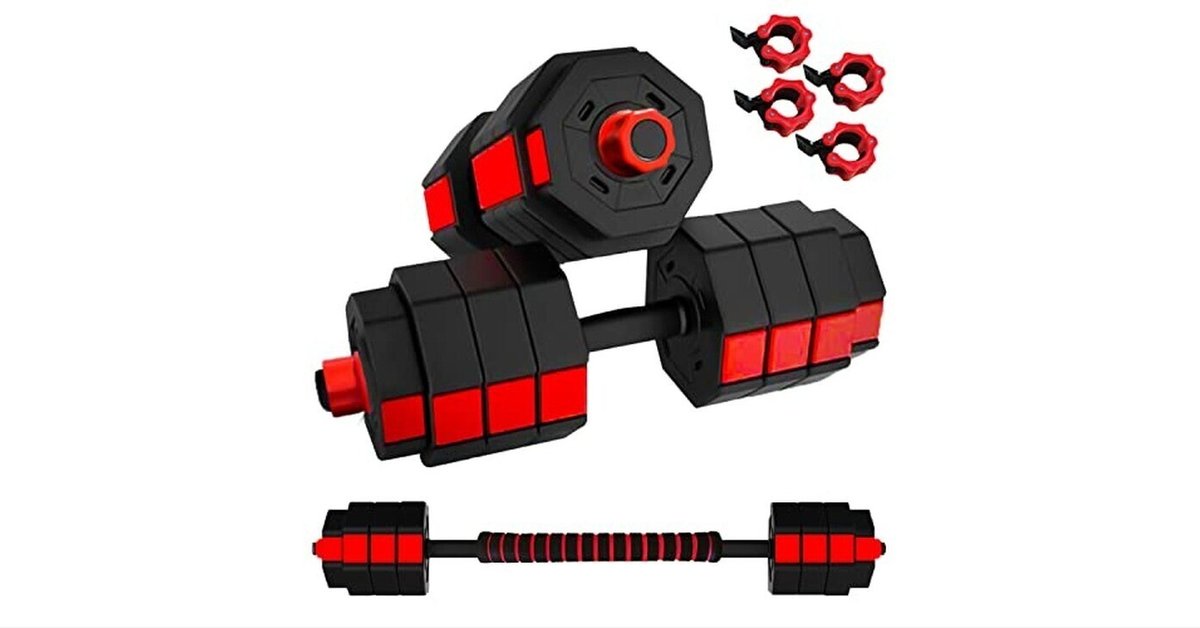 Wout バーベルにもなる ダンベル　20kg×2 バーベルにもなる ダンベル 20kg 2個セット | WOUT