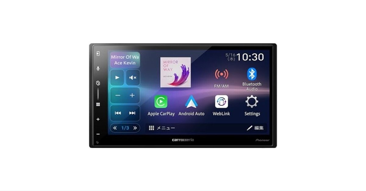Pioneer ディスプレイオーディオ DMH-SZ500 6.8インチ 2D