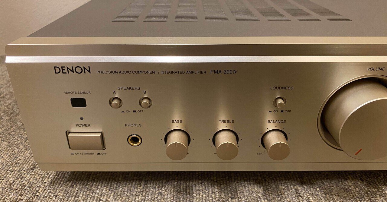 DENON PMA-390Ⅳ インテグレーテッドアンプ デノンの定番PMA-390シリーズの一台！ 2000年発売のDENONの