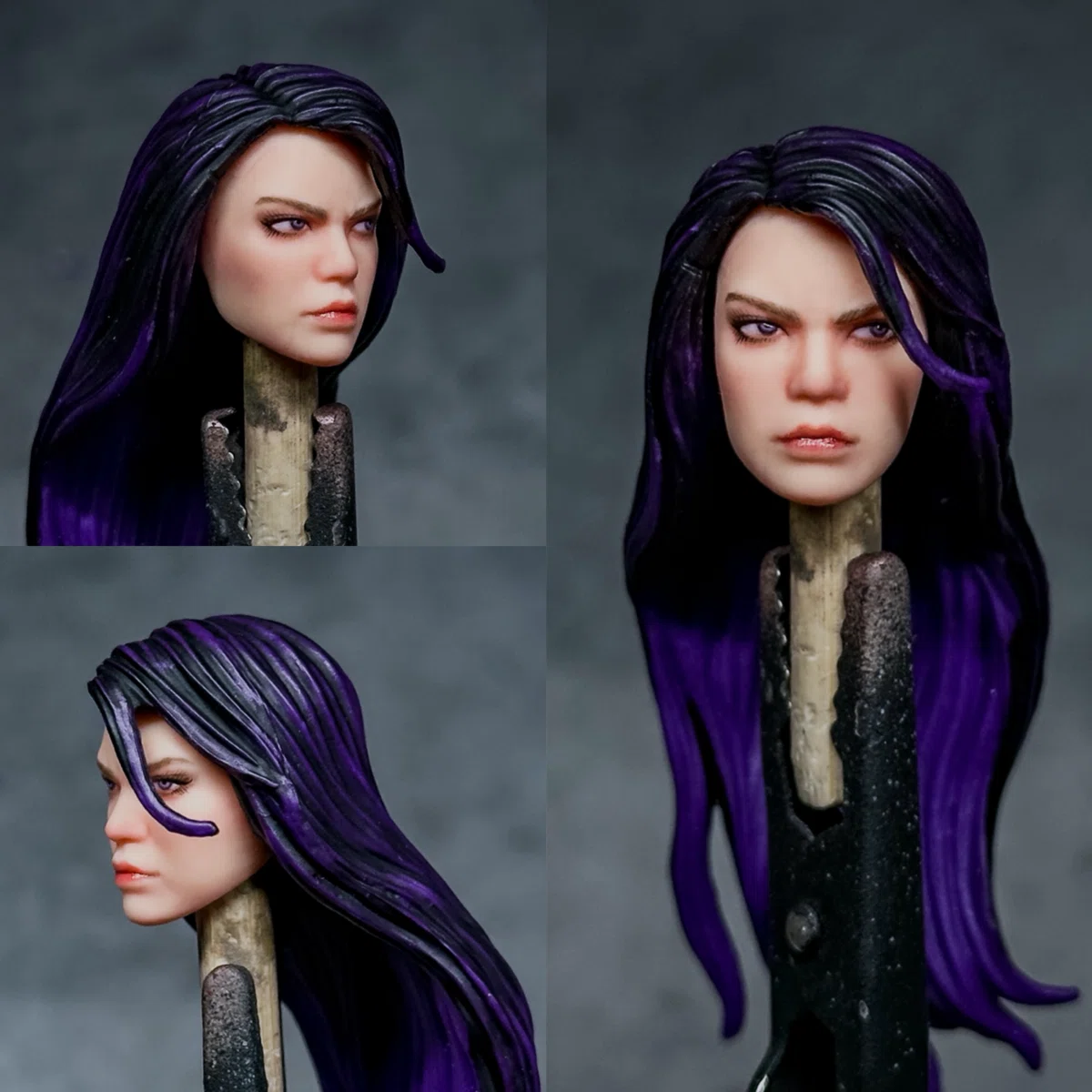 Repaint] Marvel Legends Psylocke (Gamerverse Psylocke vs. Thanos 