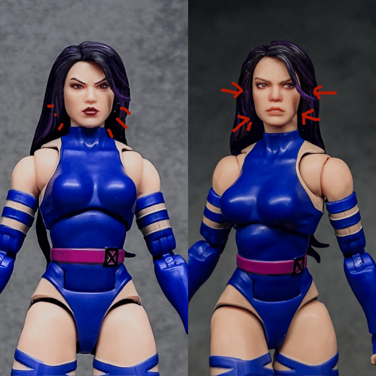 リペイント】マーベルレジェンド サイロック(ゲーマーバース