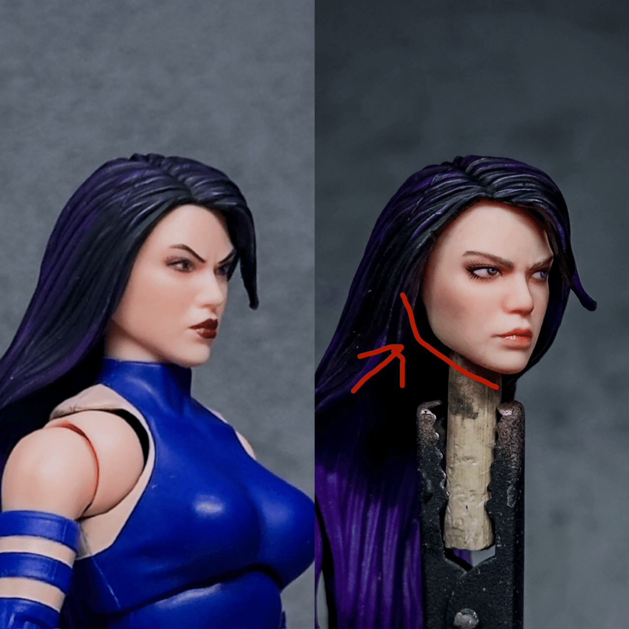 リペイント】マーベルレジェンド サイロック(ゲーマーバース