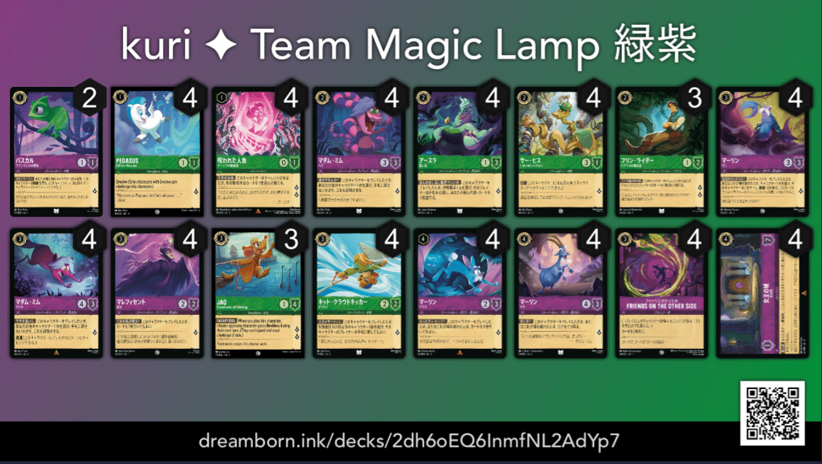 ロルカナGP2025夏 優勝構築 アメジストスティール デッキパーツ(鋼) 楽天市場】ディズニー ロルカナ TCG 構築済みデッキ アメジスト