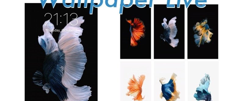 Iphoneの壁紙設定 Iphone6s 6splusはlive 動く壁紙 がおすすめ Takg タクジー Noteの有料記事 無料 公開中 Note