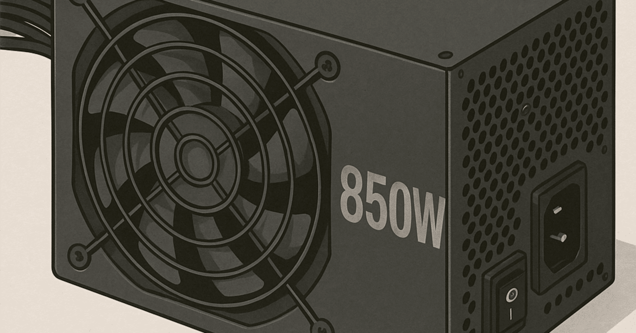 🔧 ハイエンド環境に最適な電源ユニット「850W-GOLD-ATX31-BK