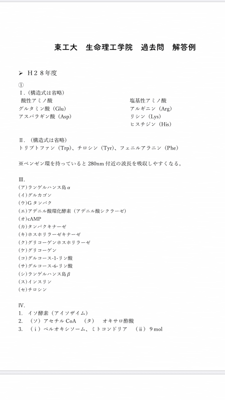 東京工業大学大学院 材料系 過去問 解答例(H21~R4)