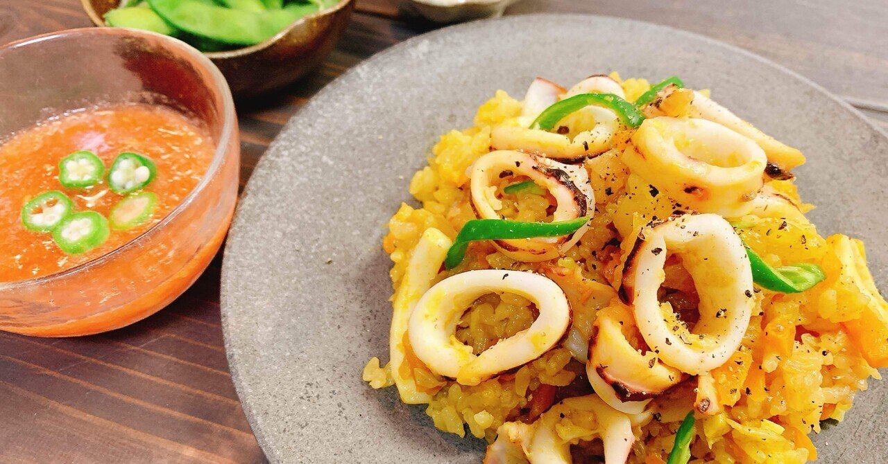 SEPIA レシピ　英語 レシピ】イカ墨のスパゲッティ ☆ お歯黒覚悟で、食べたいパスタ