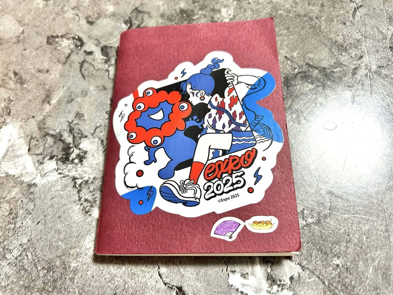 万博のスタンプ収集は3種類のノートで｜なるみ