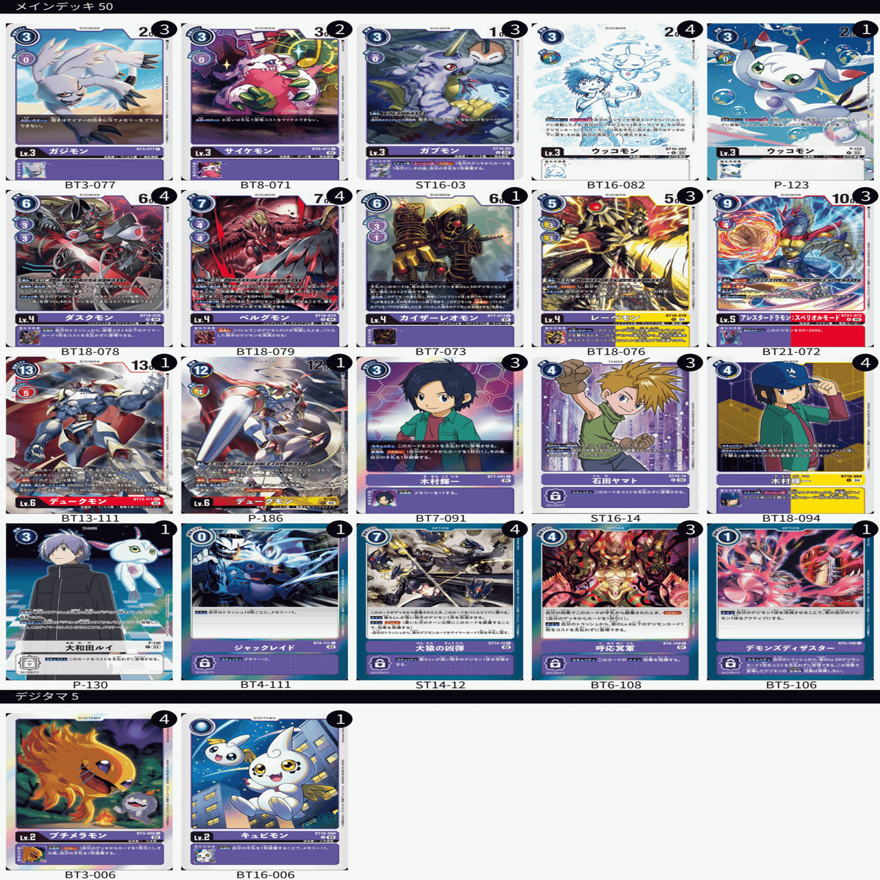 デジカ】DC-1グランプリ 2025 SEASON 1（仙台）感想【デジモンカード