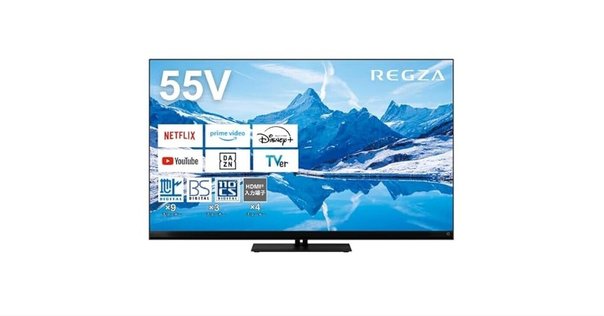⑧ TCL 55V6B 4Kチューナー 2024年製 55インチ 液晶テレビ レビュー】TCL 55V型 4K Google TV 液晶 テレビ 55V6B W