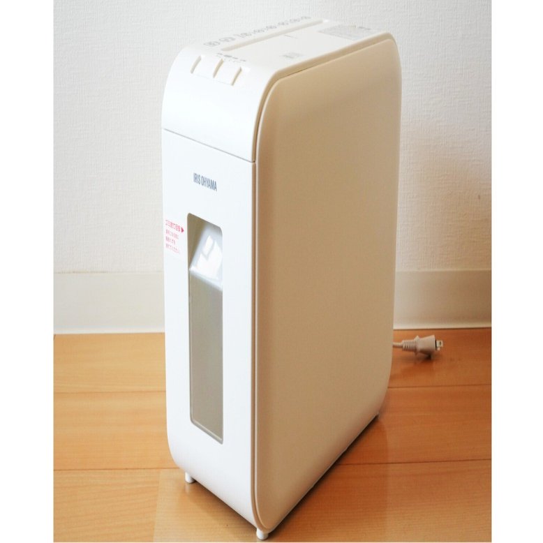 アイリスオーヤマ AZ-P4HMS-W レビュー | 電動シュレッダー｜かぬ