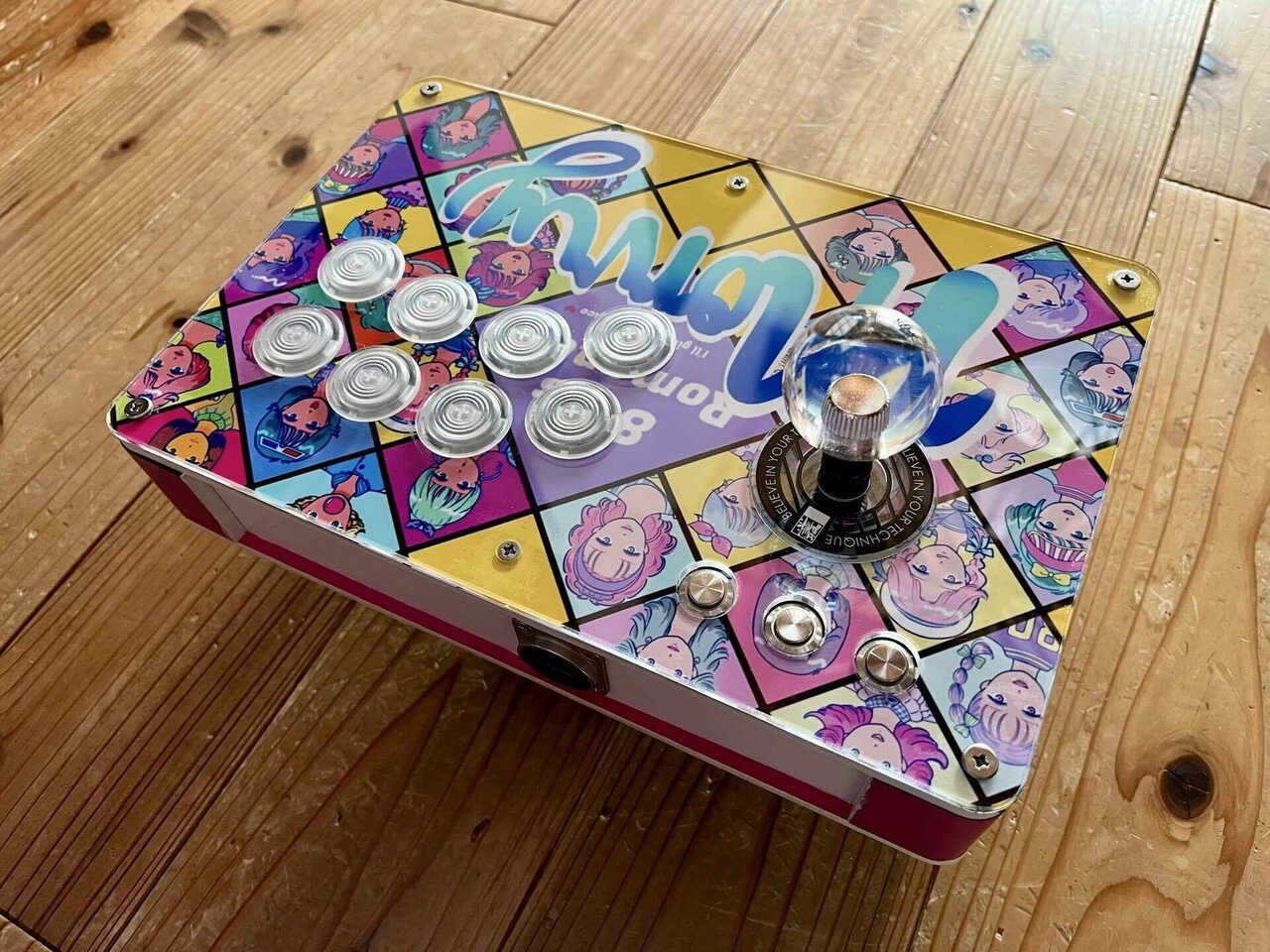 アケコンの話、記録と天板イラスト改廃 087｜774