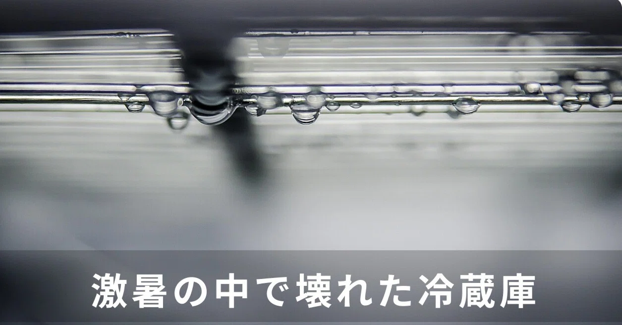 激暑の今夏ついに冷蔵庫が壊れてしまった｜管理栄養士 小松美佐子